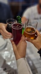 person holding a cup