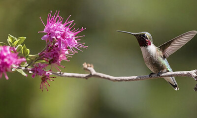 Fototapeta premium Hummingbird on a branch