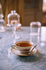 Table thé dans chateau