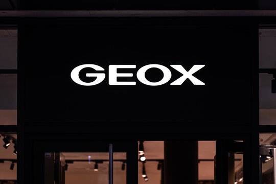 frankfurt, hesse, germany - 30 01 2024: a geox store