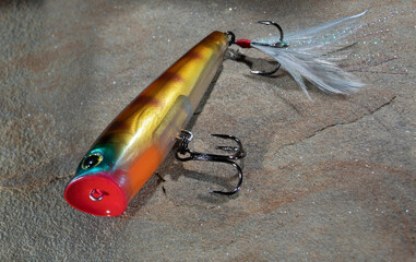 Fishing lure for topwater action