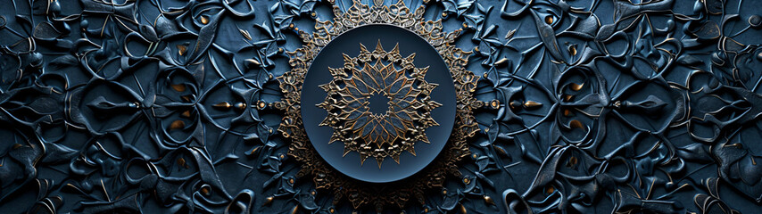 Islamic mandala pattern background, Ramadan background - obrazy, fototapety, plakaty