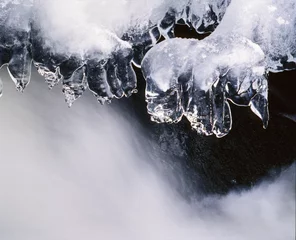 Foto op Canvas icicles on the snow, nacka, sverige,sweden,stockholm, Mats © Mats