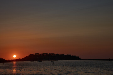 Sunset on Ladeira de Sabaris Beach in Baiona © Uvamenfoto