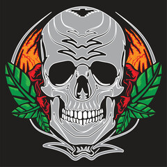 Skull vector design