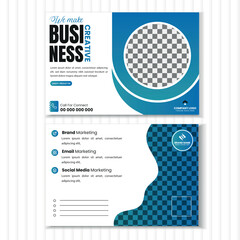 Modern Creative Digital Post card Design Template