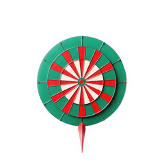Obraz premium Dartboard isolated on white or transparent background