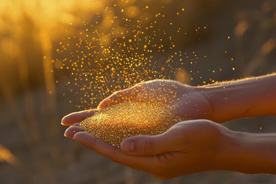 Manna from heaven Symbolizing divine provision and sustenance