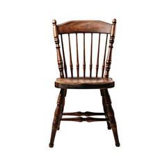 old wooden chair isolated