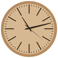 シンプルな時計のイラスト素材　ベクター