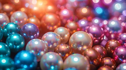 Colorful pearl jewelry wallpaper background