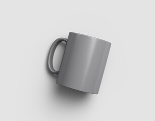 Blank ceramic coffee mug mockup