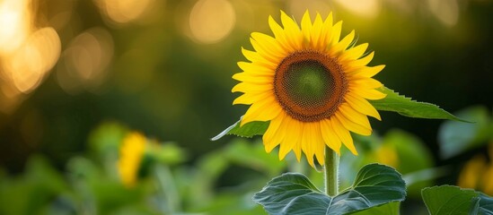 Fototapeta premium BIG and BEAUTIFUL Sunflower that I Grow, Grow, Grow