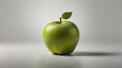 Green apple isolated on white background 