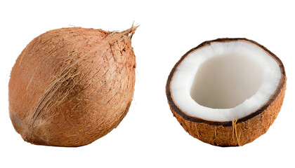  Delicious coconuts cut out