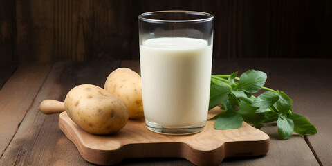 healthy eating diet and drinks concept  hand pouring milk into glass very tasty Breakfast.
