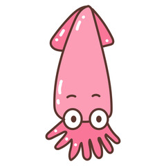 squid doodle cartoon