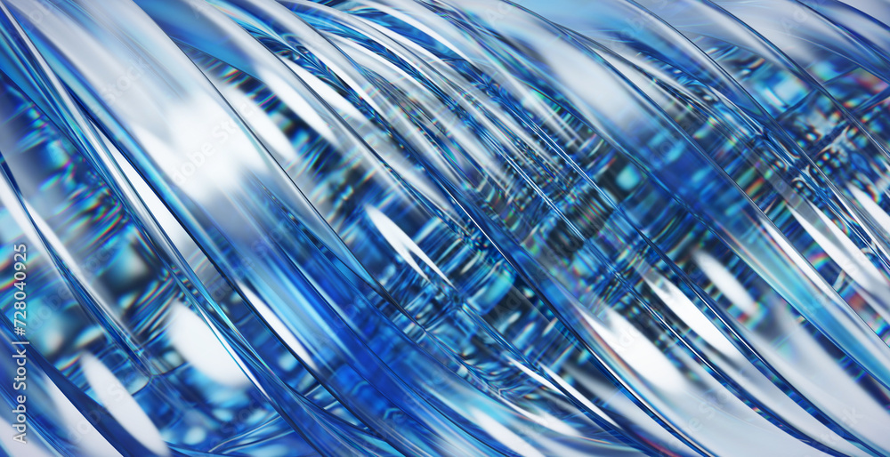 Poster abstract background waves curve 3d rendering