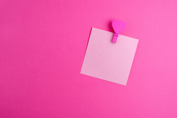 Mockup of many blank colorful office stickers on a colored background. Place for text. Concept...