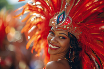  Samba Brazilian dancer, carnival in rio de janeiro