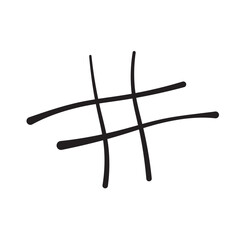 Hashtag icon vector illustration