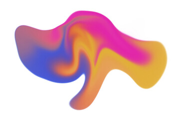 Abstract gradient, colorful blurred wave.