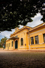 Obraz premium Estação Ferroviária no interior da cidade de Jaú–SP