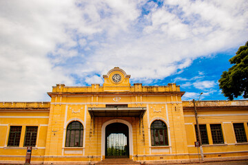 Estação Ferroviária no interior da cidade de Jaú–SP
