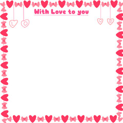 Frame,Anniversarry,Valentine,Transparent Background