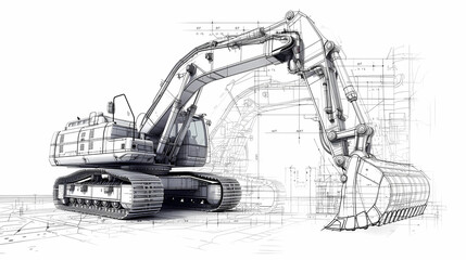 Blueprint of Power: Hydraulic Excavator, The Making of an Excavator
