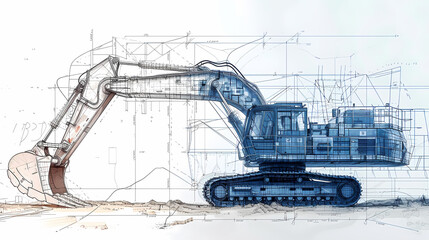 Blueprint of Power: Hydraulic Excavator, The Making of an Excavator
