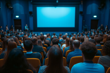 Audience Anticipation Before a Keynote Speech in a Conference Hall
