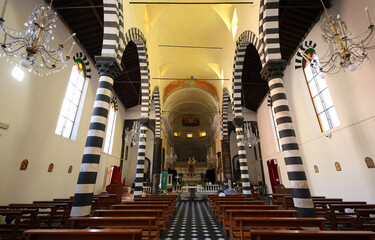 Iglesia de San Juan Bautista, Monterosso, Cinque Terre, Italia
