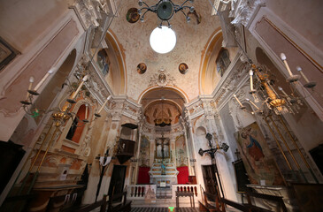 Oratorio de la Cofradía de los Neri (Mortis et orationis), Monterosso, Cinque Terre, Italia