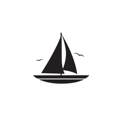 Catamaran in cartoon, doodle style. Image for t shirt. Isolated 2d vector illustration in logo, icon, sketch style, Eps 10. AI Generative