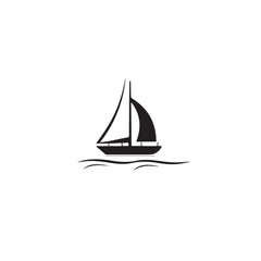 Catamaran in cartoon, doodle style. Image for t shirt. Isolated 2d vector illustration in logo, icon, sketch style, Eps 10. AI Generative