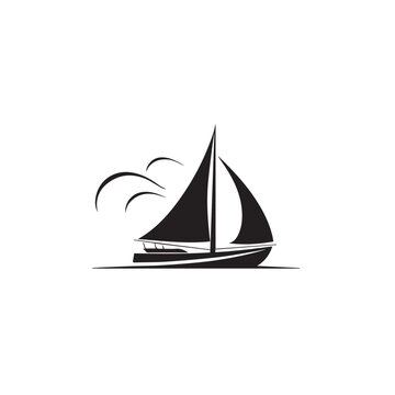 recommend clip art: Catamaran in cartoon, doodle style. Image for t shirt. Isolated 2d vector illustration in logo, icon, sketch style, Eps 10. AI Generative