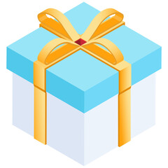 gift box with ribbon