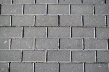 Fondo de baldosas de adoquín de una acera.