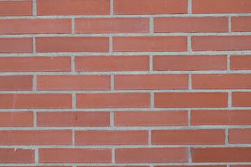 Fondo de ladrillos rojos de un eficio.