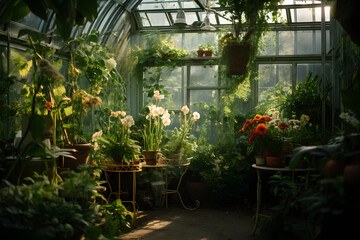 Greenhouse, beautiful greenhouse, growing plants, beautifu lost greenhouse, grow