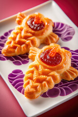 Whimsical Taiyaki Waffle Delight, street food and haute cuisine
