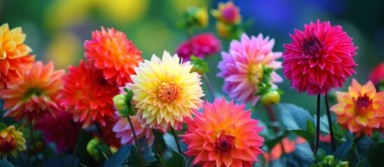 Dazzling Dahlias: Vibrant Summer Flowers in Full Bloom - Dahlias, Dahlias, Dahlias