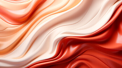 Obraz premium Indulge in the luxurious and delicate creamy texture of makeup base, creating an abstract background. A captivating image for beauty and cosmetic concepts.