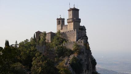 Fototapeta na wymiar Rocca o Guaita, Primera torre, San Marino