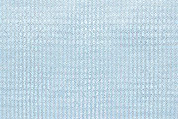 Light blue cotton jersey fabric texture as background
