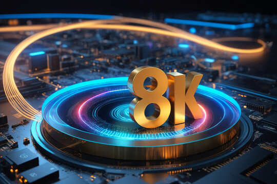 Measuring digital data on futuristic dial