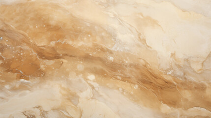 Obraz premium Abstract ocean and swirls of marble background in brown beige and golden 