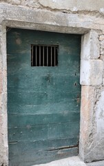 old prison door