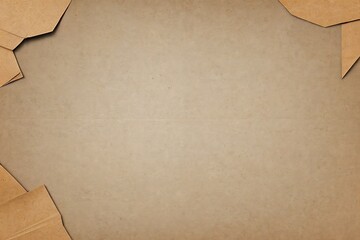 Empty background with craft paper, cardboard texture.